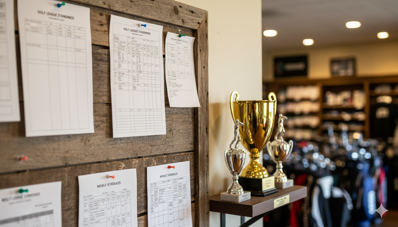 Golf scorecard and equipment